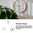 thumbnail image 3 of Reloj de Pared Eléctrico Toystoory Acero Inoxidable Type2 NO2, 3 of 6