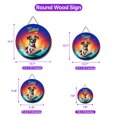 thumbnail image 5 of Retro Surfing Jack Russell Terrier in Cool Sunglasses Hello Summer Waves Round Wood Sign Parson Jack Dog Lover Hanging Wall Home Decor - 10001, 5 of 5
