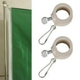 thumbnail image 2 of XINYUAN 2xFlag Pole Rings Rotating Flagpole Flag Mounting Rings Carabiner H4Y8 Kit 2024 R3T2, 2 of 9