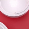 thumbnail image 4 of Hollow Half Balls 2pcs White Foam Balls Round Spheres Hollow Foam Ball Polystyrene Balls Modeling Foam Ball for DIY Christmas, 4 of 5
