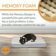 thumbnail image 3 of K&H Pet Products Memory Sleeper Gray Medium 23 X 35 inches, 3 of 6