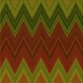 thumbnail image 1 of Ahgly Company Indoor Square Patterned Dark Yellow Green Area Rugs, 4' Square, 1 of 1