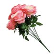 thumbnail image 4 of Matsuzay Ramo de rosas artificiales de 10 cabezas, decoración de simulación, centro de de oficina en casa, rosa falsa Flores artificiales Rosa claro Matsuzay HA7033-04B, 4 of 5