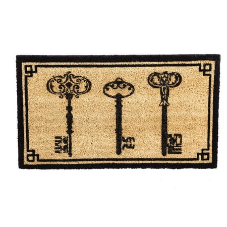 28 Inch Steel Entry Door Evergreen 3 Keys Coir Mat, 16 x 28 inches, Welcome guests to your home with this inviting Home State welcome mat By Evergreen Flag from USA ()