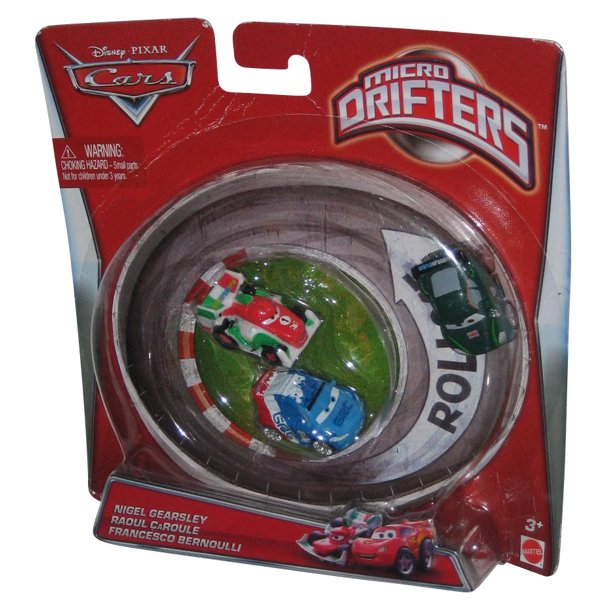 Disney Pixar Cars 2 Movie (2014) Micro Drifters Toy Set - (Nigel ...