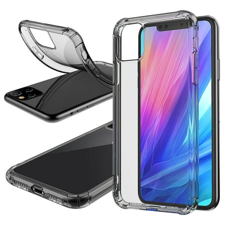 EEEKit Crystal Clear Compatible with iPhone 11, [Anti-Yellow] Soft Silicone TPU Thin Cover Slim Phone Case Compatible for 2019 iPhone 11 Pro 5.8