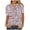 Pink womens tops summer, variant on USSUMA Womens Tops Dressy Casual Summer Womens Tops Casual Short Sleeve Blouses Button Up V Neck Printed Tee Shirts Casual Loose Lightweight Henley Shirts
