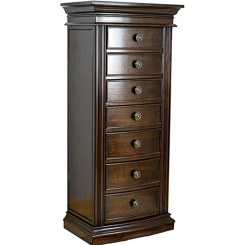 Hives & Honey Landry Standing Jewelry Armoire Walnut