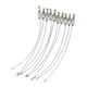 thumbnail image 1 of Llavero de Cuerda de Alambre Zulema 10 Uds Acero Inoxidable Plata, 1 of 8