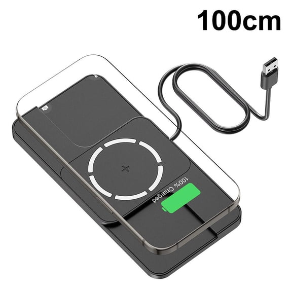 Wireless Charger Car Magnetic Charging Pad Fast Wireless Phone Charger Mat Cell Phone Cordless Pad
