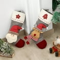 thumbnail image 4 of Travelwant Christmas Stocking Classic Large Stockings Santa, Snowman, Reindeer Xmas Character for Family Holiday Christmas Party Decorations, 4 of 8