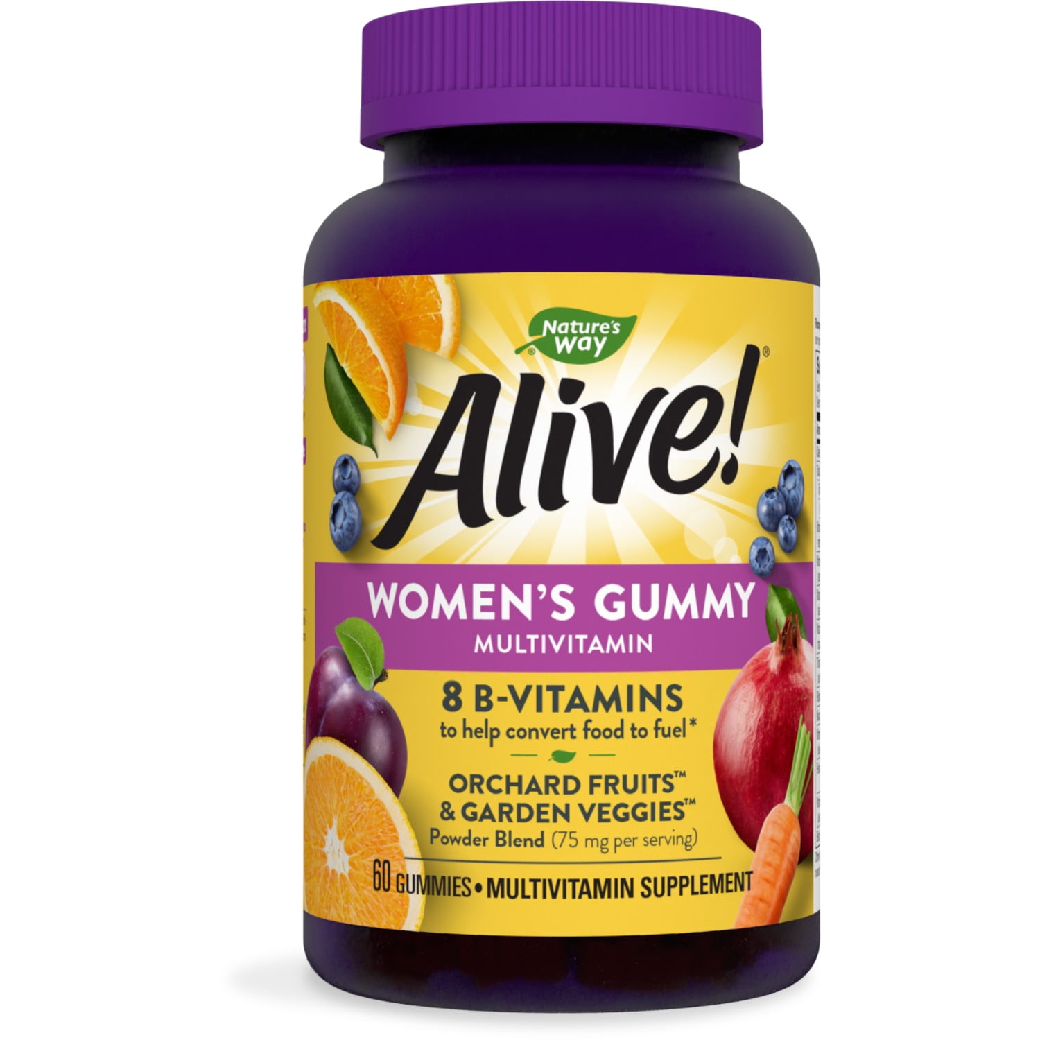 Vitafusion Women's Gummies Side Effects natures way alive womens gummy multivitamin b-vitamins mixed berry flavored 60 gummies - walmartcom on vitafusion women's gummies side effects