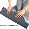 thumbnail image 3 of Pioneer Flower Floral Print Pattern Hot Yoga Mat Towel Non Slip for Hot Yoga - Quick-Drying Yoga Mat Cover with 4 Corner Pockets with Travel Bag - Hot Yoga Towel Non Slip 70"x26", 3 of 6