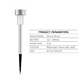 thumbnail image 3 of Lampe Solaire de Jardin Extérieure en Acier Inoxydable Décorative, 3 of 10