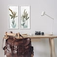 thumbnail image 3 of Stupell Industries Modern Snowdrops Flowers Botanical & Floral Painting White Framed Art Print Wall Art, 10 x 24, Set of 2, 3 of 10