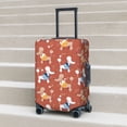 thumbnail image 3 of Wukai Cute Poodle Dog Elastic Luggage Cover: Personalized Protection for Your Suitcase - Fits 19~29-inch, Washable & Durable Travel Companion-, 3 of 8