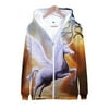 Men Beautiful 3D Print Unicorn Hoodie