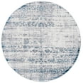 thumbnail image 3 of SAFAVIEH Amelia Wessex Abstract Area Rug, Gray/Blue, 6'7" x 6'7" Round, 3 of 11