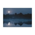 thumbnail image 3 of Misty Mountain Reflections Nature Wilderness Photography Canvas Wall Art for Home Decor Ready-to-Hang, 3 of 18