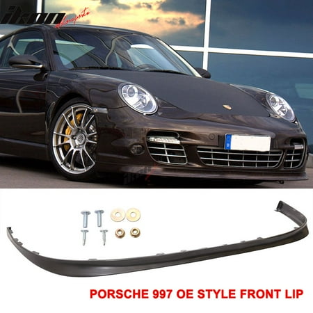 - 06-12 Porsche 997 OE Style Filled / No Holes Front Bumper Lip Unpainted PU
