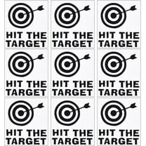 10PCS Toilet Target Aiming Stickers Hit The Target Bathroom Decals Bullseye Target Sticks for Toilet Training Urinals Wet Surface Bathroom Restroom