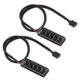 thumbnail image 3 of Cable adaptador de ventilador de PC Ticfox 2 piezas PWM Fan Hub, 3 of 12