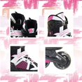 thumbnail image 4 of Mongoose MG-087G-L Girls' Size Large Comfortable Inline Rollerblade Skates, Pink, 4 of 5