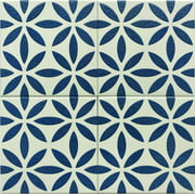 6" x 6" Aquarel Decoro Antares Blue Polished Porcelain Tile (22 Piece - 5.5 sqft./Case)
