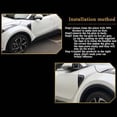 thumbnail image 3 of 2Pcs Car Side Wing Air Flow Fender Grill Intake Vent Trim for Toyota CHR C-HR 2016-2018, 3 of 5