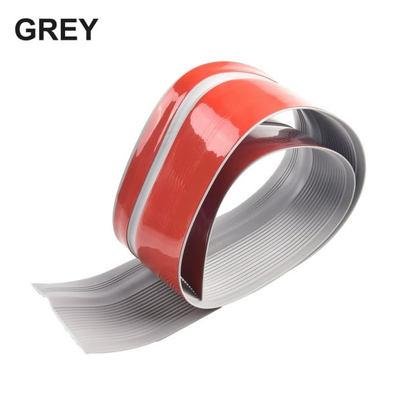 LEFU Anti-Slip Stair Edge Protector Trim Waterproof PVC L-Shaped Nosing Strip for Indoor Outdoor Stairs Self-Adhesive Easy Install 6cm x 3cm x 1m Grey