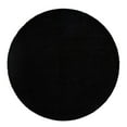 thumbnail image 2 of Unique Loom Everyday Shag Collection Area Rug - Solid (10' 2" Round Black), 2 of 5