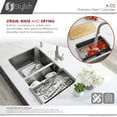 thumbnail image 4 of 16" Stainless Steel Over the Sink Colander, 4 of 9