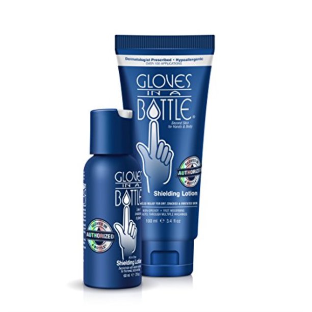 gloves in a bottle shielding lotion 3.4oz/100ml tube + 2oz combo