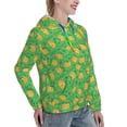 thumbnail image 6 of Honeii Pumpkin Leaves Pattern Womens Oversized Hoodies Long Sleeve Sweatshirts Pullover Fall Outfits with Pocket-Medium, 6 of 7