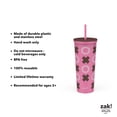 thumbnail image 4 of Valentine's Day 22 oz Plastic Hershey's Bar Insulated Tumbler with Straw, XO Design, 4 of 8