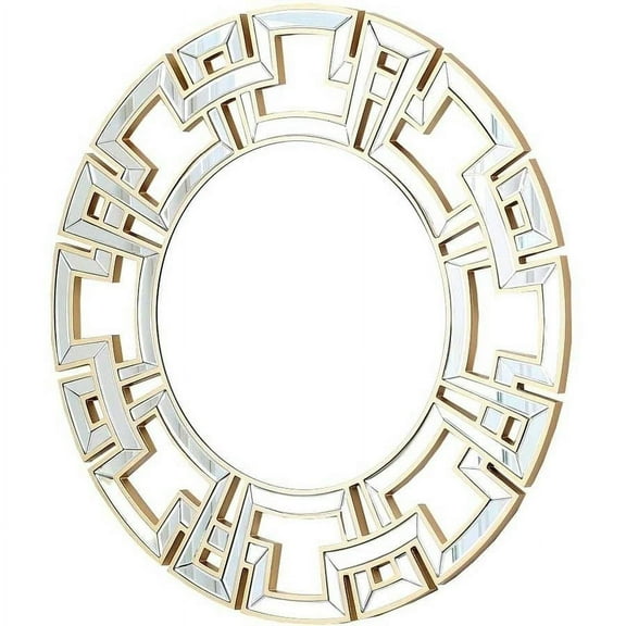 Devon & Claire Fleming Gold Round Wall Mirror