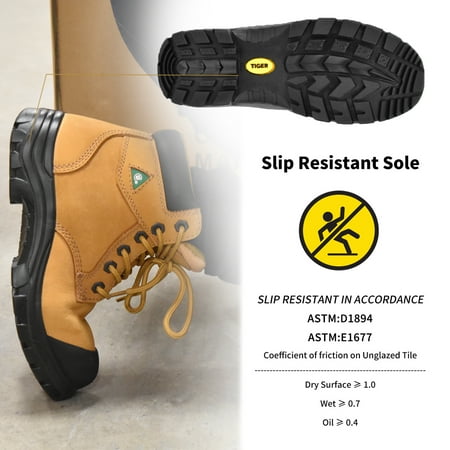 Tiger Safety CSA Women's Work Boots Steel Toe Leather 355 | Walmart Canada