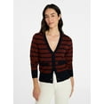 thumbnail image 3 of Time and Tru Women's V-Neck Cardigan Sweater, Lightweight, Sizes XS-XXXL, 3 of 6