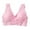 Pink, variant on nerohusy Women's Bra No Wire,Womens Push Up Wireless Bra Comfort Back Support No Underwire Bras Comfortable Wirefree Bralette Everyday Bras,White,L