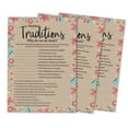 thumbnail image 1 of Inkdotpot Bridal Wedding ShowerGameBachelorette Party ActivityGameCards 50-PackRustic Kraft FloralWhy Do We Do That, 1 of 1