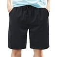 thumbnail image 3 of Pantalones cortos ligeros y holgados para hombre: color liso, transpirables, ocio/playa, primavera/verano, 3 of 8
