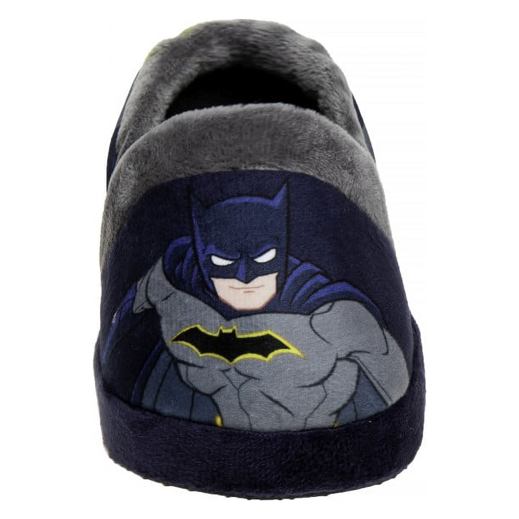 DC Comics Batman Toddler Boys Nylex Fabric House Slippers - Navy, 5-6