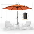 thumbnail image 2 of ACEGOSES 7.5ft Patio Outside Shade Table Umbrella for Yard, Garden, Poolside and Deck,Orange, 2 of 7