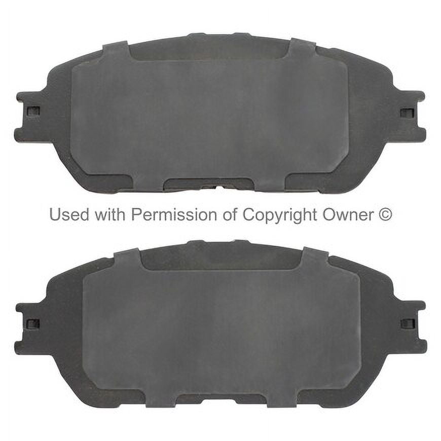 Mpa Electrical 1003-0906BC Quality Built Black Series Ceramic Brake Pads W/