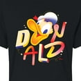 thumbnail image 3 of Disney - Donald Duck Geometric - Juniors Cropped Cotton Blend T-Shirt, 3 of 5