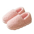 thumbnail image 3 of CAIXIA Women's Memory Foam Slippers for Comfort Soft Lined Indoor Outdoor Slide On with Heel Support and Non Sole,Pink, 3 of 6