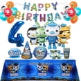 thumbnail image 2 of Nuevo Octonautas decoración de fiesta de cumpleaños para niños globo de papel de látex suministros para eventos vajilla desechable Barnacles Peso telón de fondo, 2 of 5