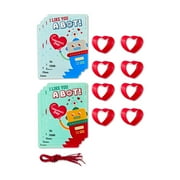 Heart Shaped Slinky Toy Set for Children Ages 3+ with 8 Heart Slinkies