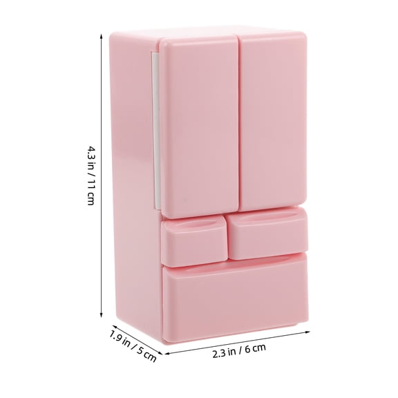 ibasenice Dollhouse Washer and Dryer Miniature Plastic Storage Playtime 1Set