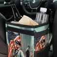 thumbnail image 6 of Labour Day Foldable Car Trash Can with Lid, Leak-Proof, and Hanging Storage Bag - Car Trash Bin, Trash Can for Car, Car Garbage Can, 6 of 6